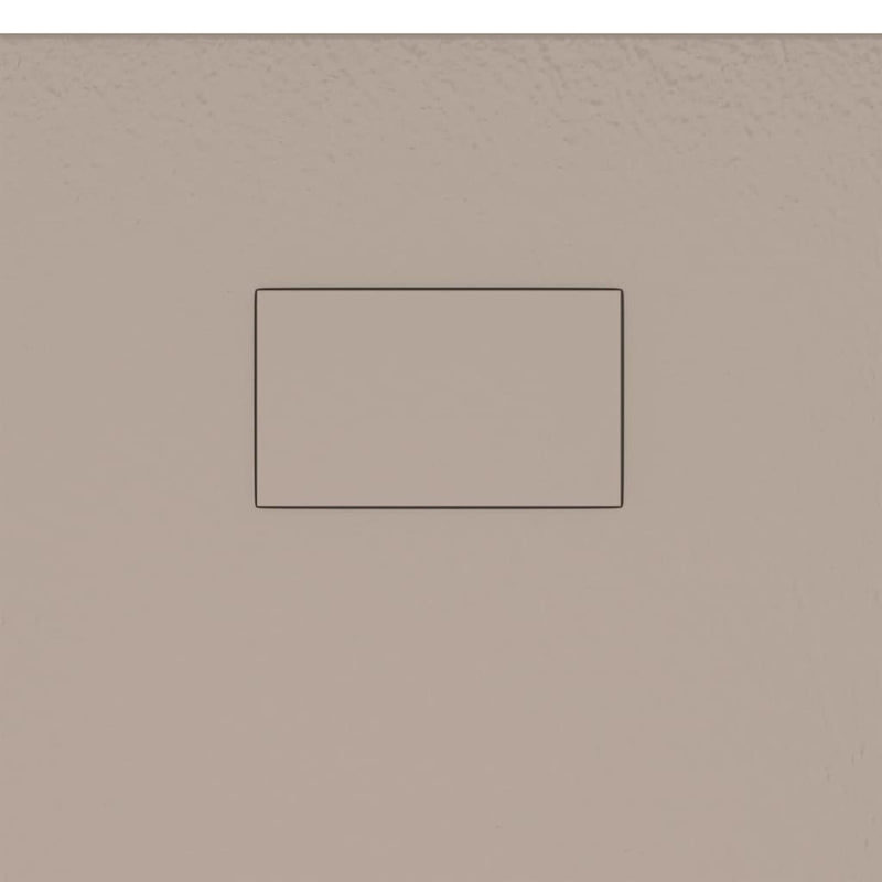 vidaXL Shower Base Tray SMC Brown 100x80 cm