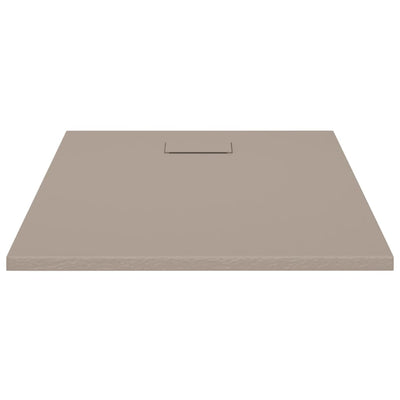 vidaXL Shower Base Tray SMC Brown 100x80 cm