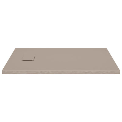 vidaXL Shower Base Tray SMC Brown 100x80 cm
