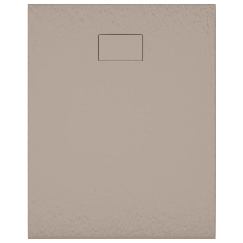 vidaXL Shower Base Tray SMC Brown 100x80 cm