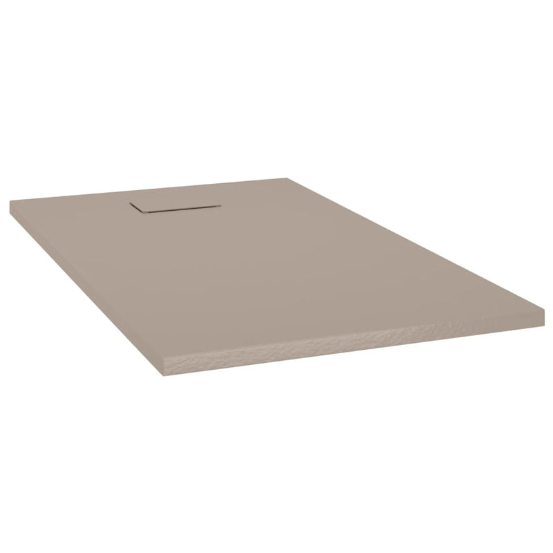 vidaXL Shower Base Tray SMC Brown 100x80 cm