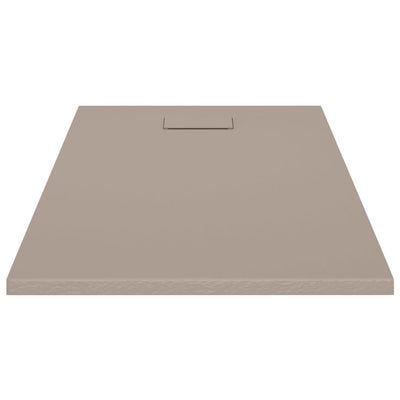 vidaXL Shower Base Tray SMC Brown 100x80 cm
