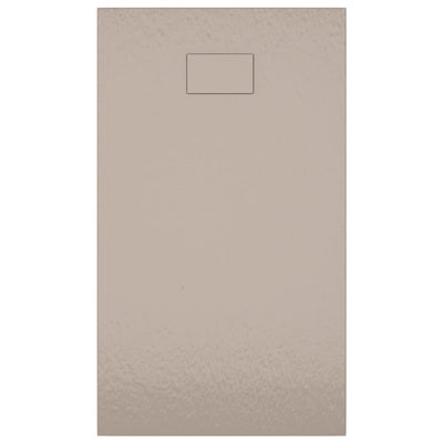vidaXL Shower Base Tray SMC Brown 100x80 cm