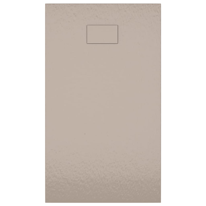 vidaXL Shower Base Tray SMC Brown 100x80 cm