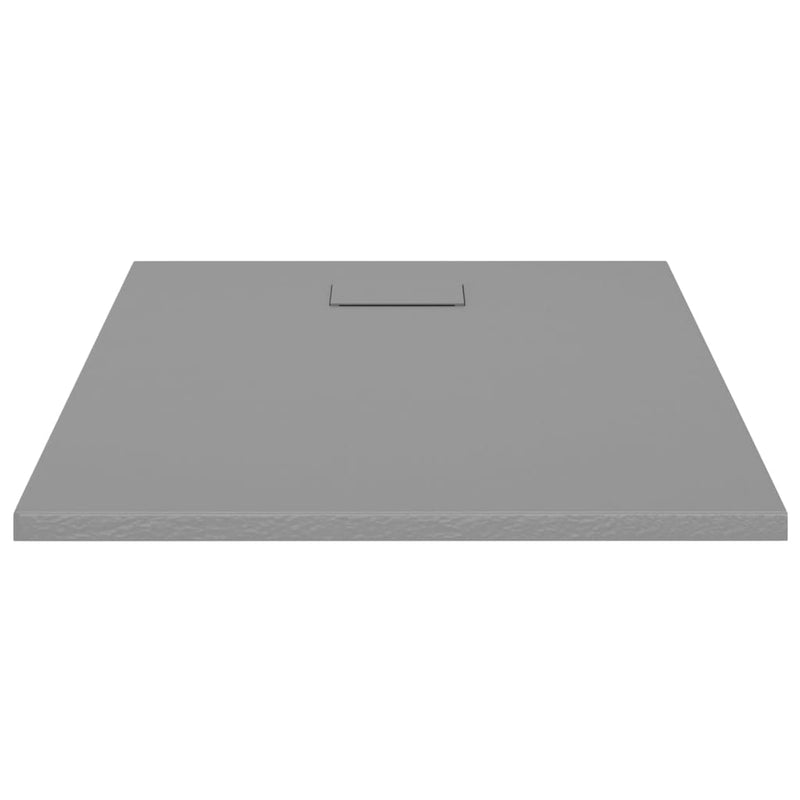 vidaXL Shower Base Tray SMC Brown 100x80 cm