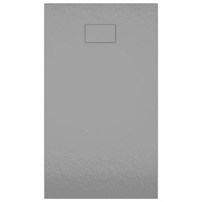 vidaXL Shower Base Tray SMC Brown 100x80 cm