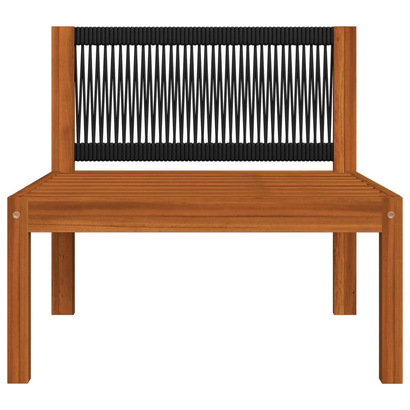 vidaXL 3 Piece Garden Lounge Set with Cushions Solid Acacia Wood