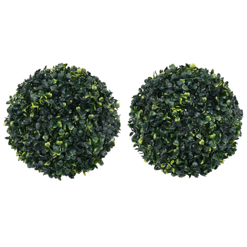 vidaXL Artificial Boxwood Balls 2 pcs 22 cm
