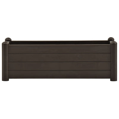 vidaXL Garden Raised Bed PP White 43x43x35 cm