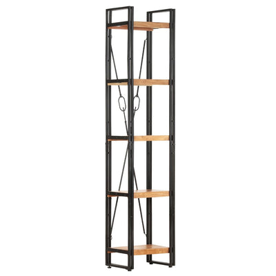 vidaXL 5-Tier Bookcase 40x30x180 cm Solid Acacia Wood