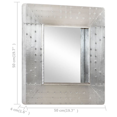 vidaXL Aviator Mirror 80x50 cm Metal