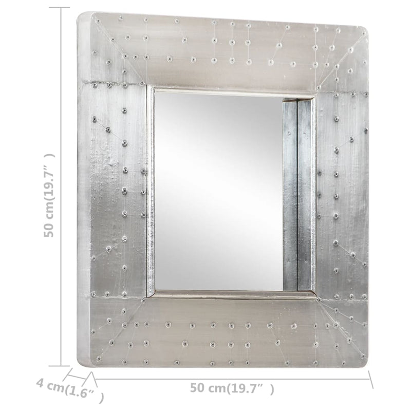 vidaXL Aviator Mirror 80x50 cm Metal
