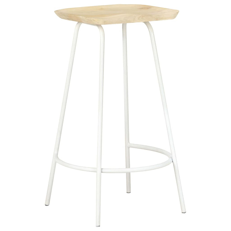 vidaXL Bar Stools 4 pcs Solid Mango Wood