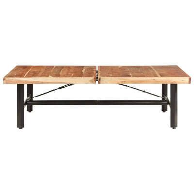 vidaXL Coffee Table 142x90x42 cm Solid Acacia Wood