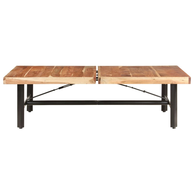 vidaXL Coffee Table 142x90x42 cm Solid Acacia Wood