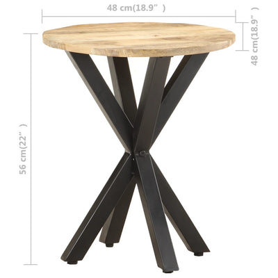 vidaXL Side Table 68x68x56 cm Solid Mango Wood