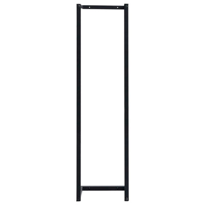 vidaXL Towel Rack Black 25x20x95 cm Iron