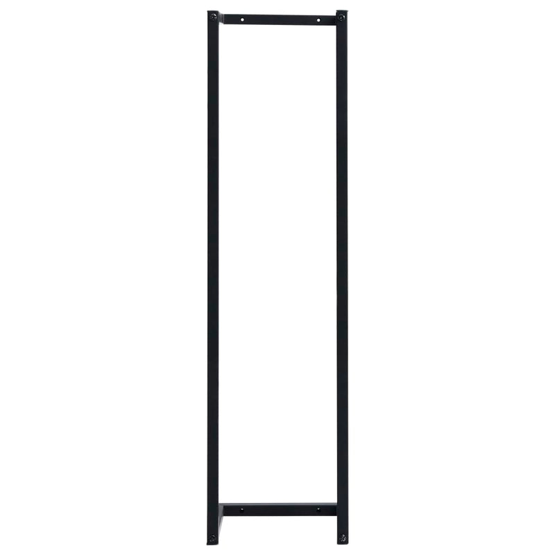 vidaXL Towel Rack Black 25x20x95 cm Iron