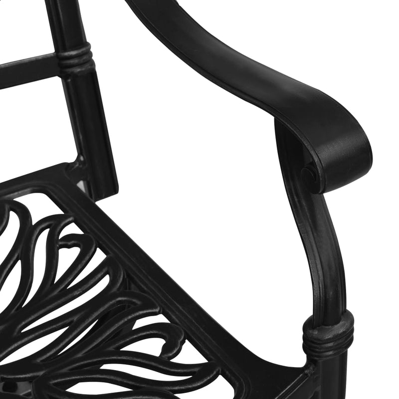 vidaXL Swivel Garden Chairs 2 pcs Cast Aluminium Bronze