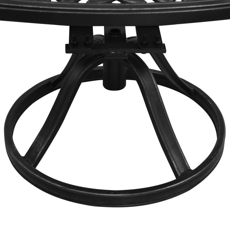 vidaXL Swivel Garden Chairs 2 pcs Cast Aluminium Bronze