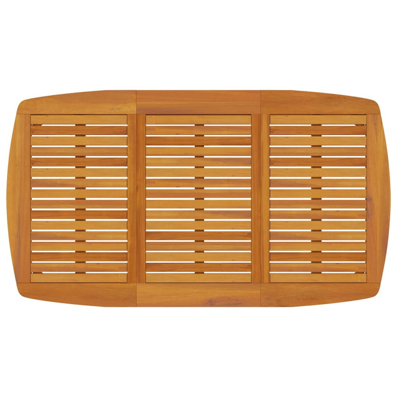 vidaXL 7 Piece Garden Dining Set Solid Wood Acacia