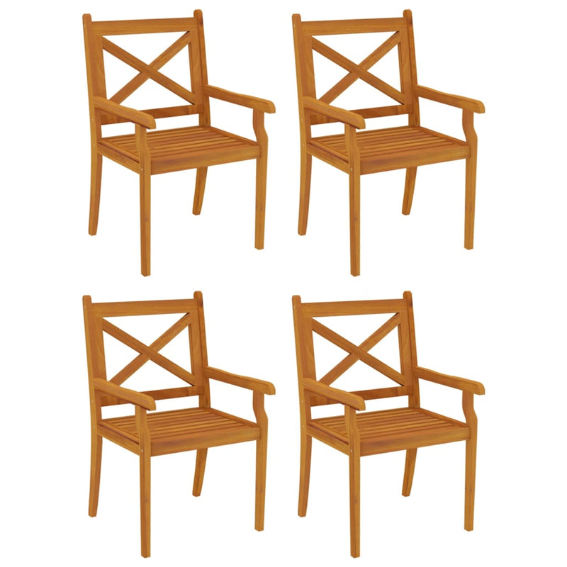 vidaXL 7 Piece Garden Dining Set Solid Wood Acacia