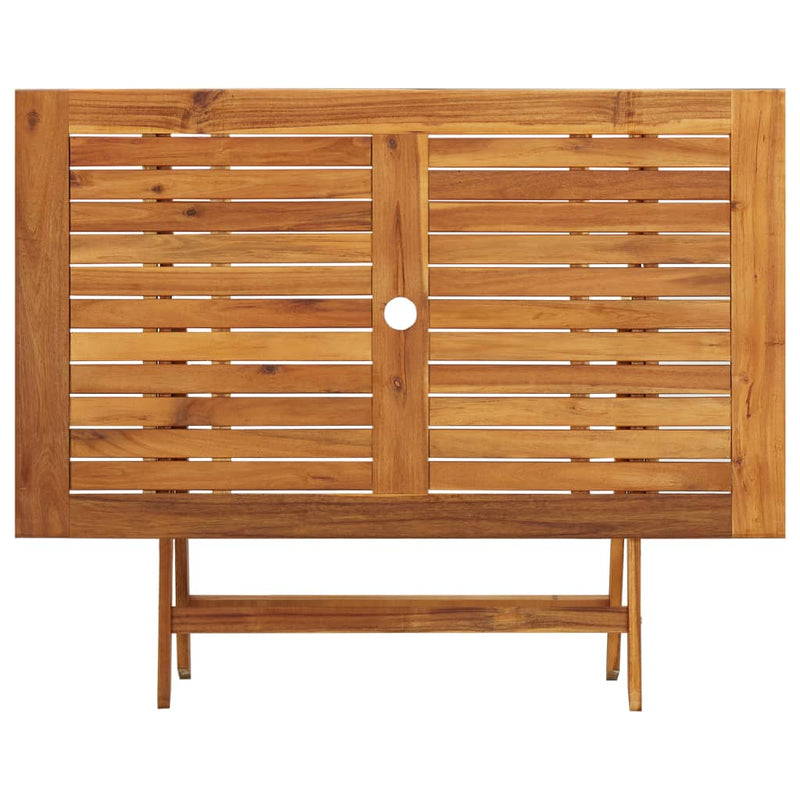 vidaXL 5 Piece Garden Dining Set Solid Acacia Wood