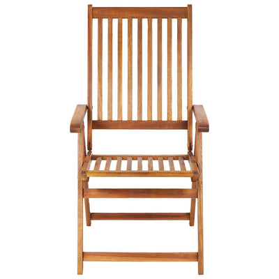 vidaXL 5 Piece Garden Dining Set Solid Acacia Wood