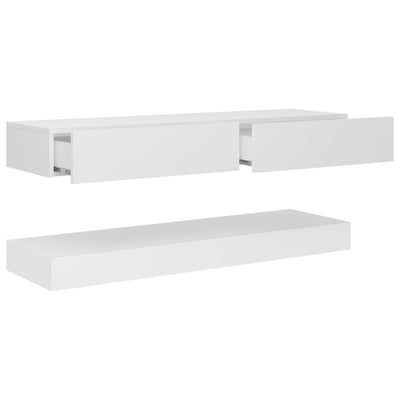 vidaXL TV Cabinet with LED Lights White 120x35 cm
