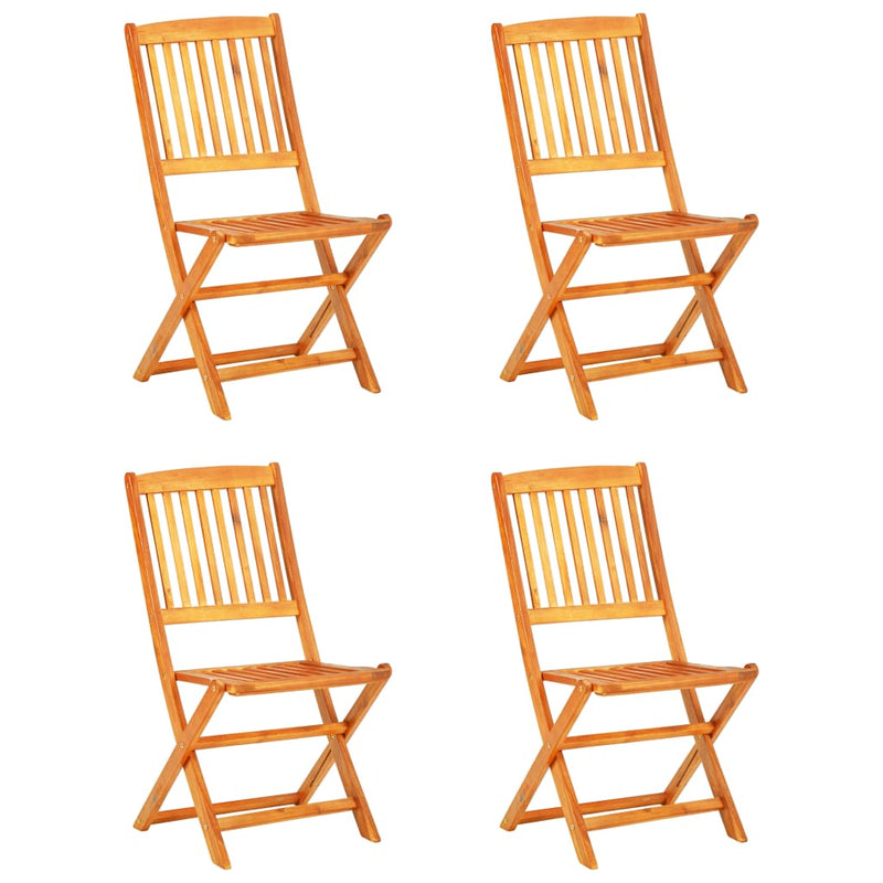 vidaXL 7 Piece Folding Garden Dining Set Solid Wood Acacia