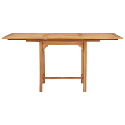 vidaXL 7 Piece Garden Dining Set Solid Teak Wood