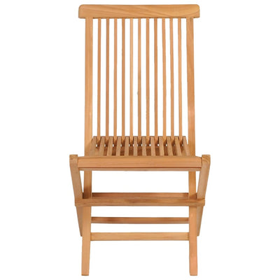 vidaXL 9 Piece Garden Dining Set Solid Teak Wood