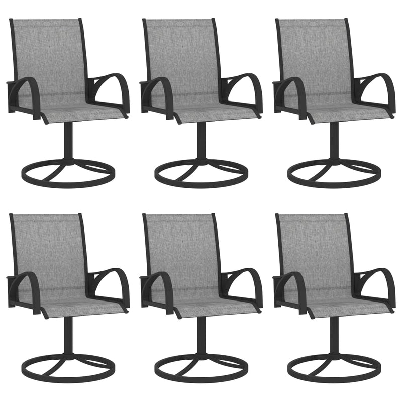 vidaXL 9 Piece Garden Dining Set Textilene and Steel