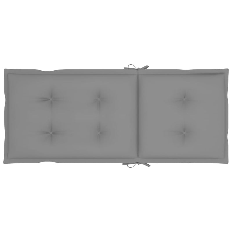 vidaXL Rocking Chair with Cushions Solid Acacia Wood