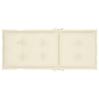 vidaXL Rocking Chair with Cushions Solid Acacia Wood