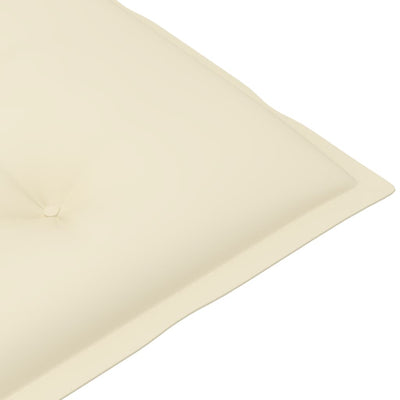 vidaXL Rocking Chair with Cushions Solid Acacia Wood