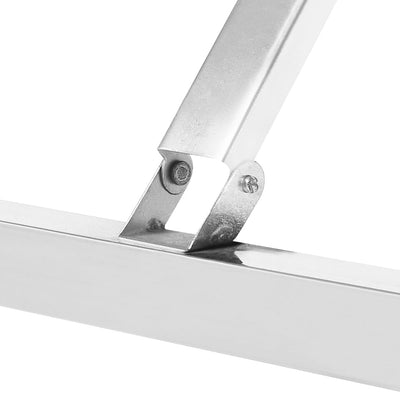 vidaXL Kitchen Folding Work Table 85x60x80 cm Stainless Steel