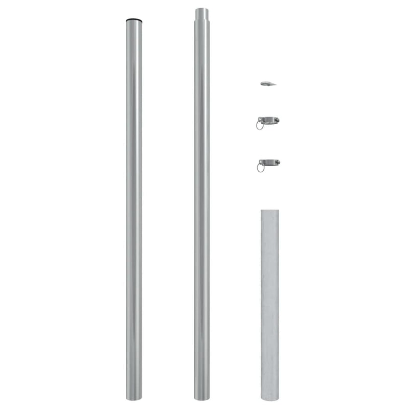 vidaXL Sunshade Sail Pole 200 cm Stainless Steel