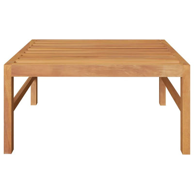 vidaXL 3 Piece Garden Lounge Set with Dark Grey Cushions Teak Wood