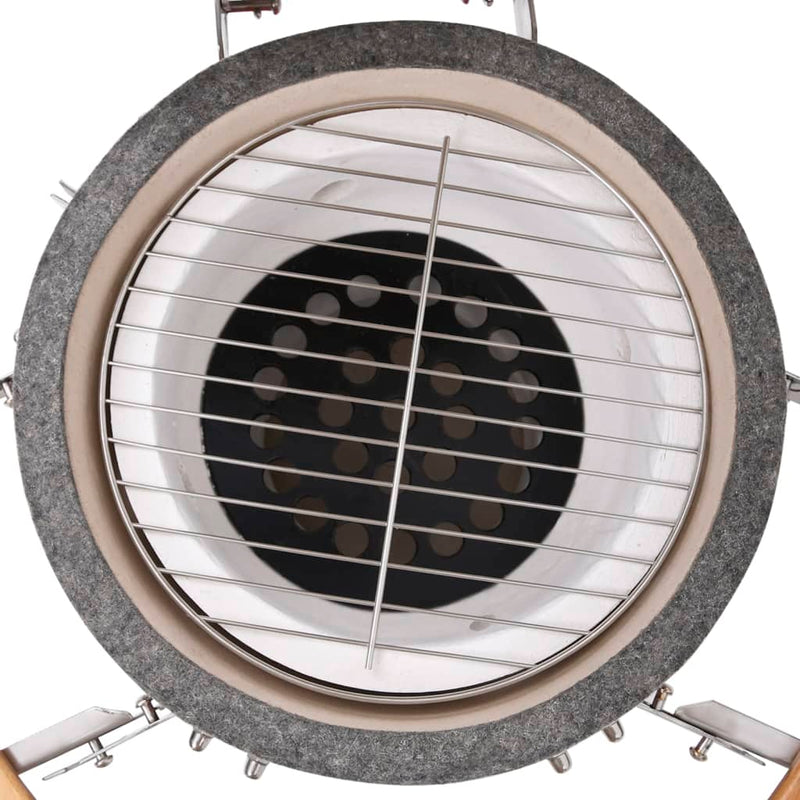 vidaXL Kamado Barbecue Grill Smoker Ceramic 81 cm
