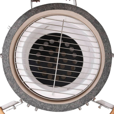 vidaXL Kamado Barbecue Grill Smoker Ceramic 76 cm