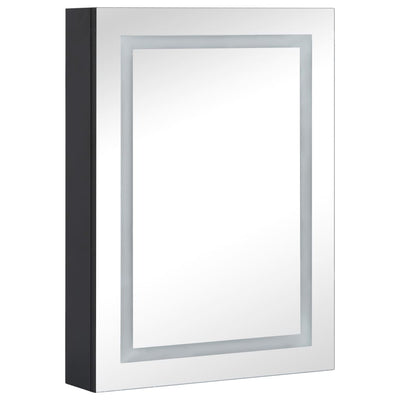 vidaXL LED Bathroom Mirror Cabinet 50x13x70 cm