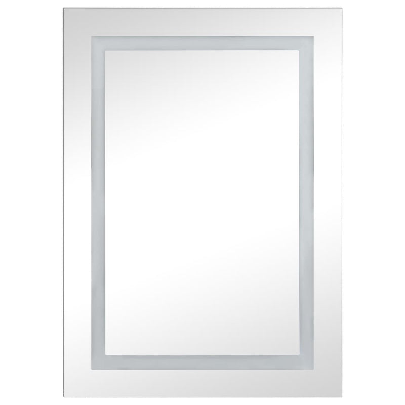 vidaXL LED Bathroom Mirror Cabinet 50x13x70 cm