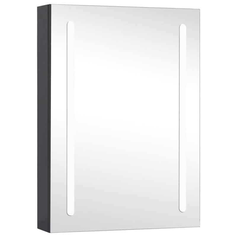 vidaXL LED Bathroom Mirror Cabinet 50x13x70 cm
