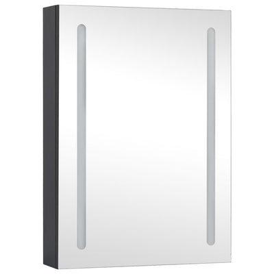 vidaXL LED Bathroom Mirror Cabinet 50x13x70 cm