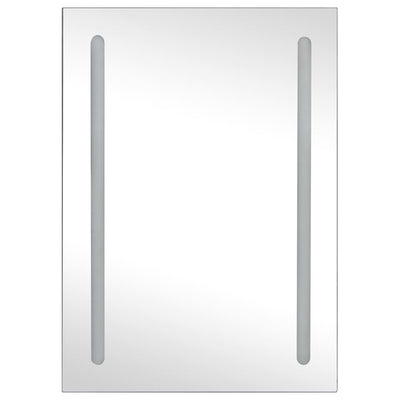 vidaXL LED Bathroom Mirror Cabinet 50x13x70 cm