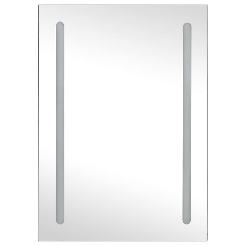 vidaXL LED Bathroom Mirror Cabinet 50x13x70 cm