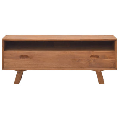 vidaXL TV Cabinet 110x30x45 cm Solid Teak Wood