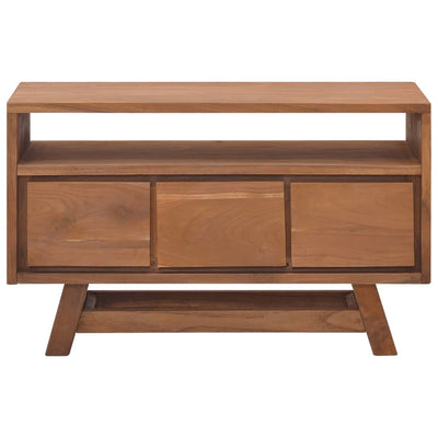 vidaXL TV Cabinet 80x30x50 cm Solid Teak Wood