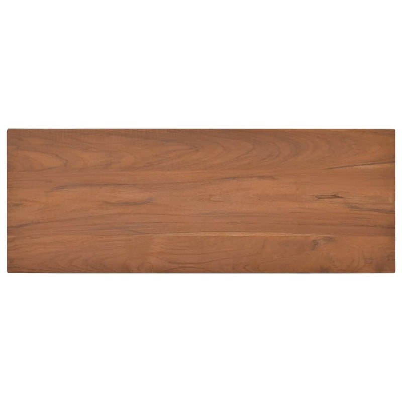 vidaXL TV Cabinet 80x30x50 cm Solid Teak Wood